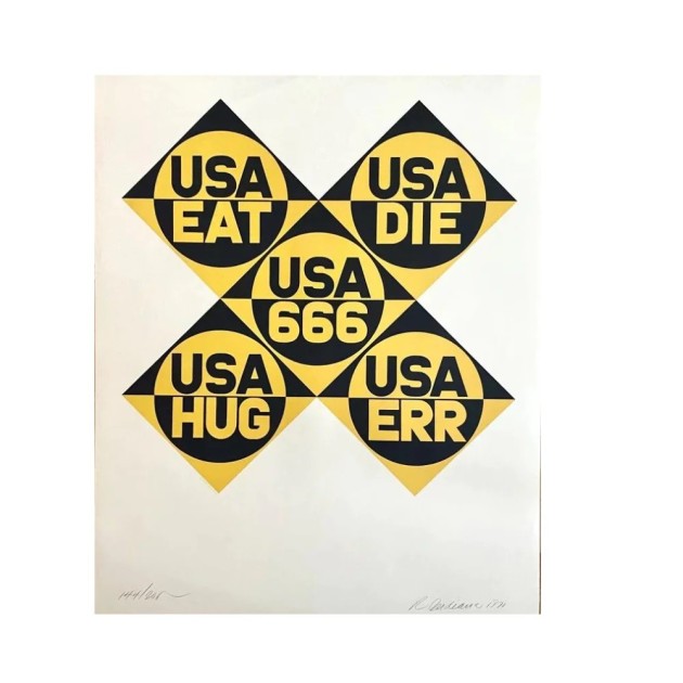 Robert Indiana Signed Screenprint