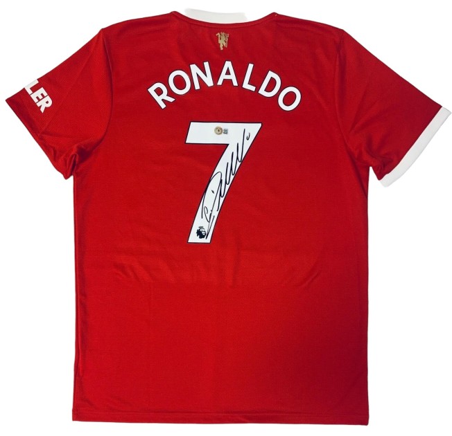 Manchester united hot sale autographed jersey