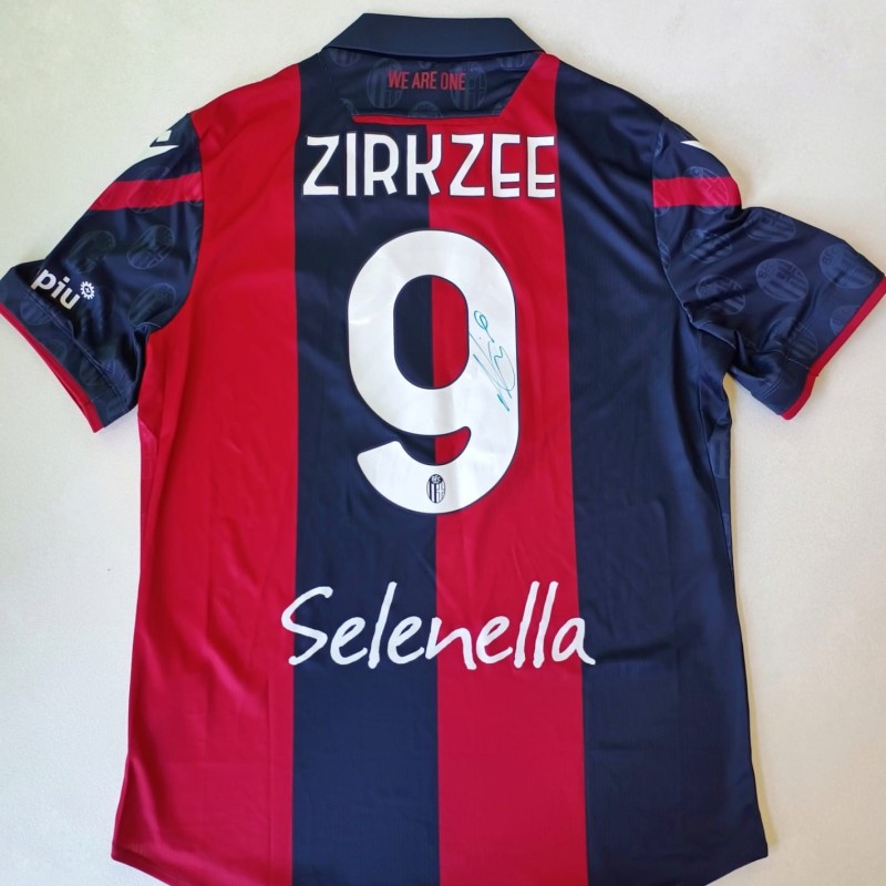 Match Jersey Zirkzee Bologna, 2023/24 - Signed