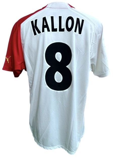 Kallon's Monaco Match-Worn Shirt, UCL 2004/05