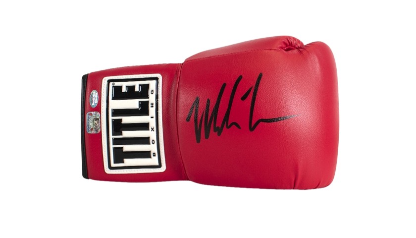 Mike Tyson Signed Title Boxing Glove