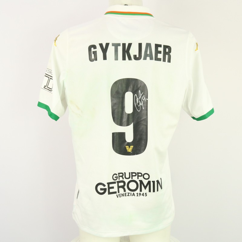 Gytkjaer's Unwashed Signed Shirt, Venezia vs Feralpisalò 2024 "Team E1 Drogba"