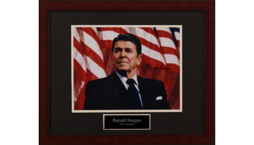 Signed Photo of President Ronald Reagan