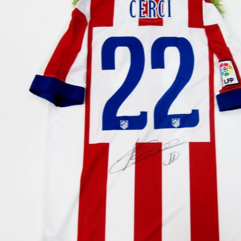 Cerci Atletico Madrid fanshop shirt, Liga Espanola 2014/2015 - signed