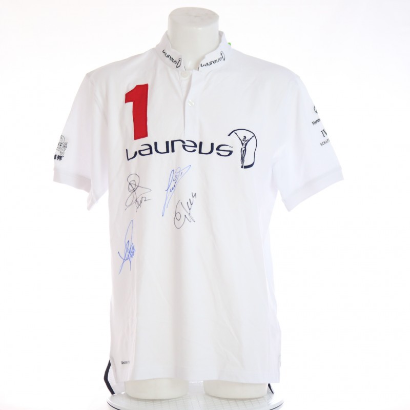 Shanghai Tang Shirt - Signed by Gullit, Capello, Saha and Puyol