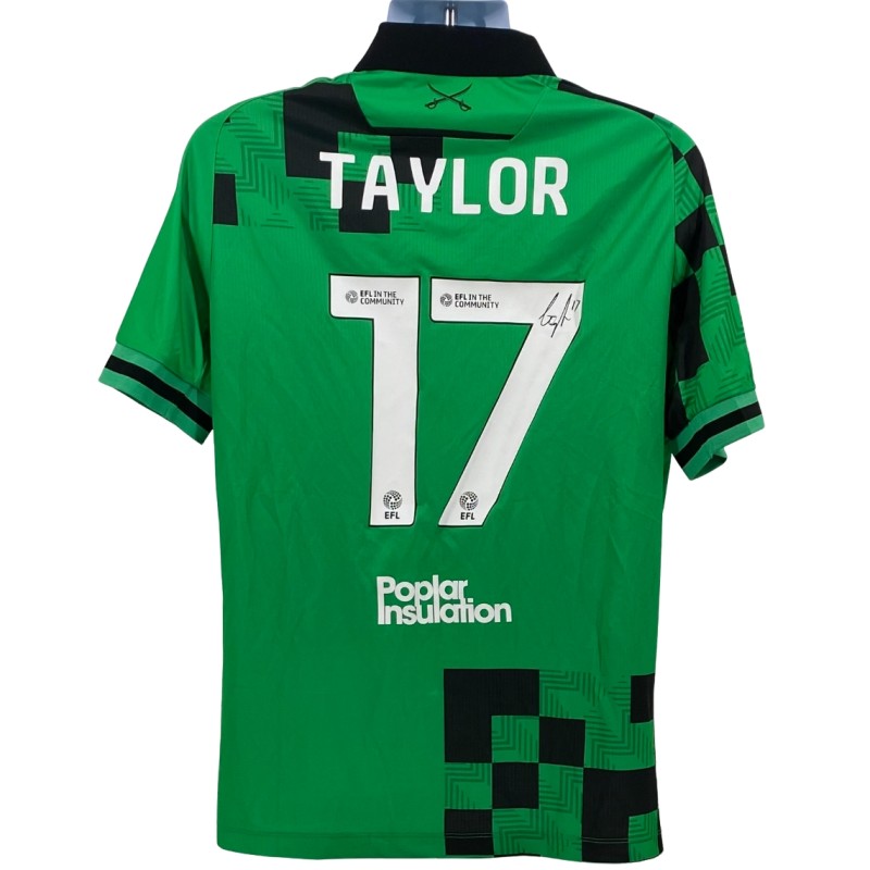 Taylor's Bristol Rovers EFL Carabao Cup Signed Match Worn Shirt, vs Cardiff