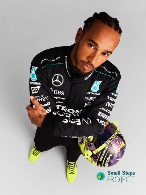 Lewis Hamilton's  Race Worn and Signed Boots