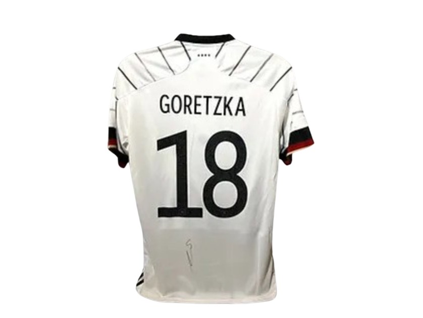 Maglia replica firmata di Leon Goretzka per la Germania 2019/21