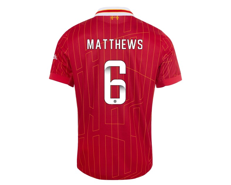 Collezione Jasmine Matthews "Futuremakers x Liverpool FC" - Maglia indossata durante la partita