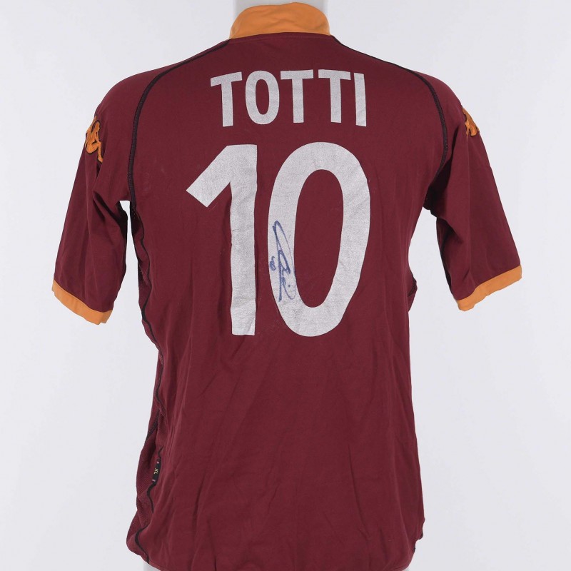 Francesco Totti's AS Roma Signed Shirt, 2002/2003 