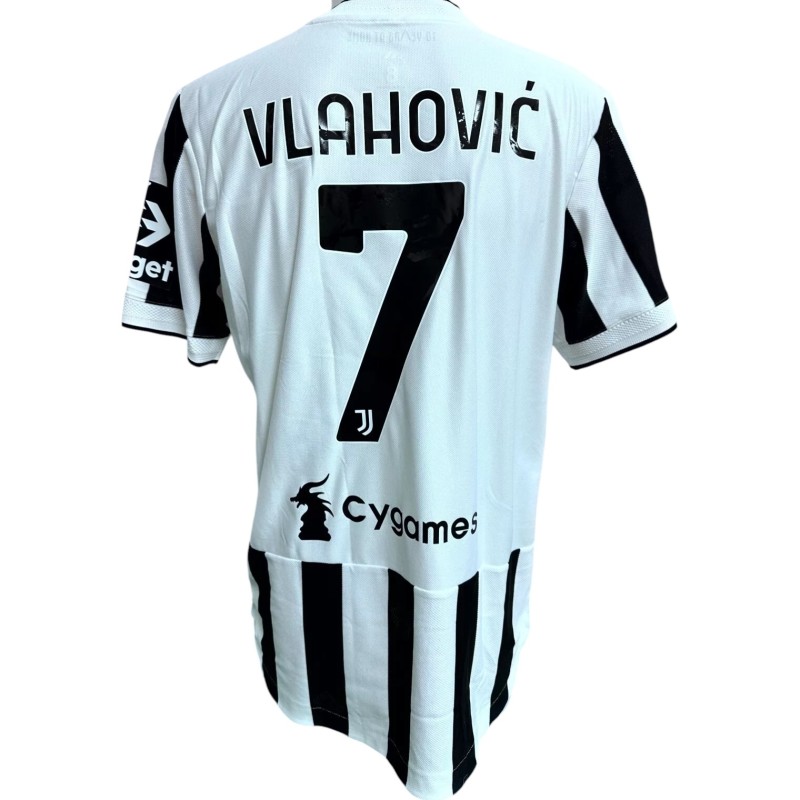 Vlahovic's Juventus Issued Shirt, 2021/22