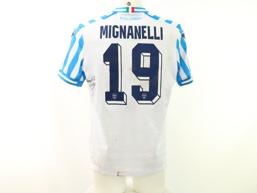 Mignanelli's Gubbio vs SPAL Signed Unwashed Shirt, 2024 