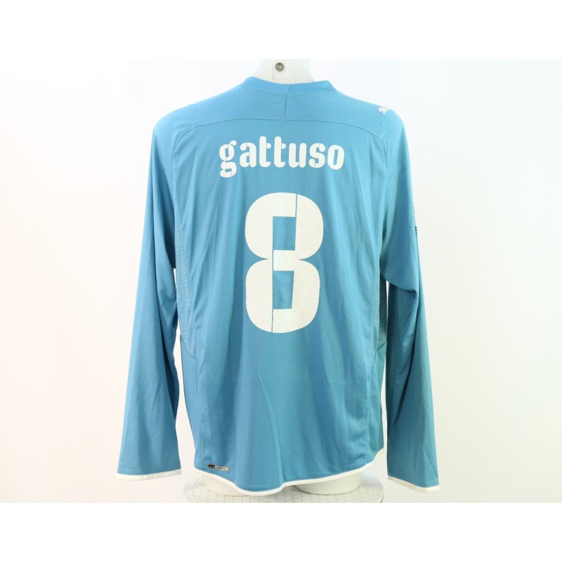 Gattuso's Italy vs USA Match-Issued Shirt, Confederations Cup 2009