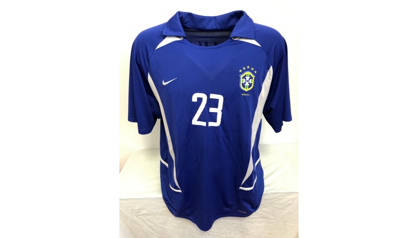 Kaka's Official Brazil Signed Shirt, 2002 - CharityStars