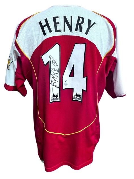Maglia Replica Henry Arsenal, 2003/04 - Autografata