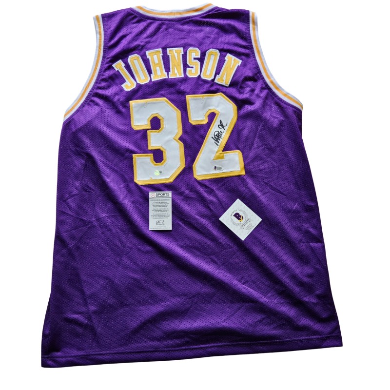 Magic Johnson's Los Angeles Lakers Signed Jersey