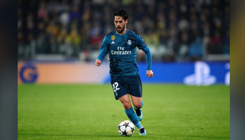 Isco's Match-Issued Shirt,  Juventus-Real Madrid 2018