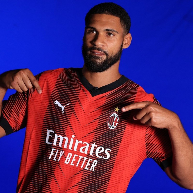 Authentic Loftus-Cheek AC Milan Signed Shirt, 2023/24