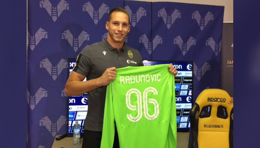 Radunovic's Worn Shirt. Lazio-Hellas Verona 2020