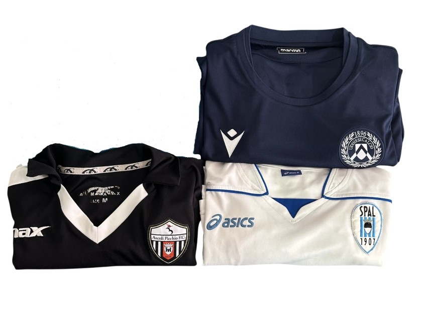 Collection of Three Serie A and Serie B Teams' Training Shirts