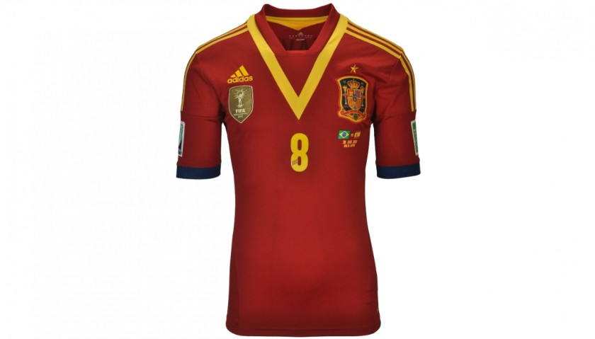 Xavi's Match Shirt, Brazil-Spain 2013 CharityStars, 52% OFF