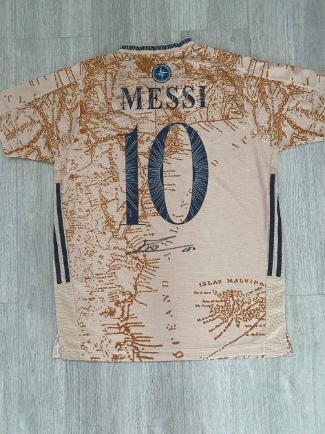 Lionel Messi Argentina Signed Shirt - CharityStars