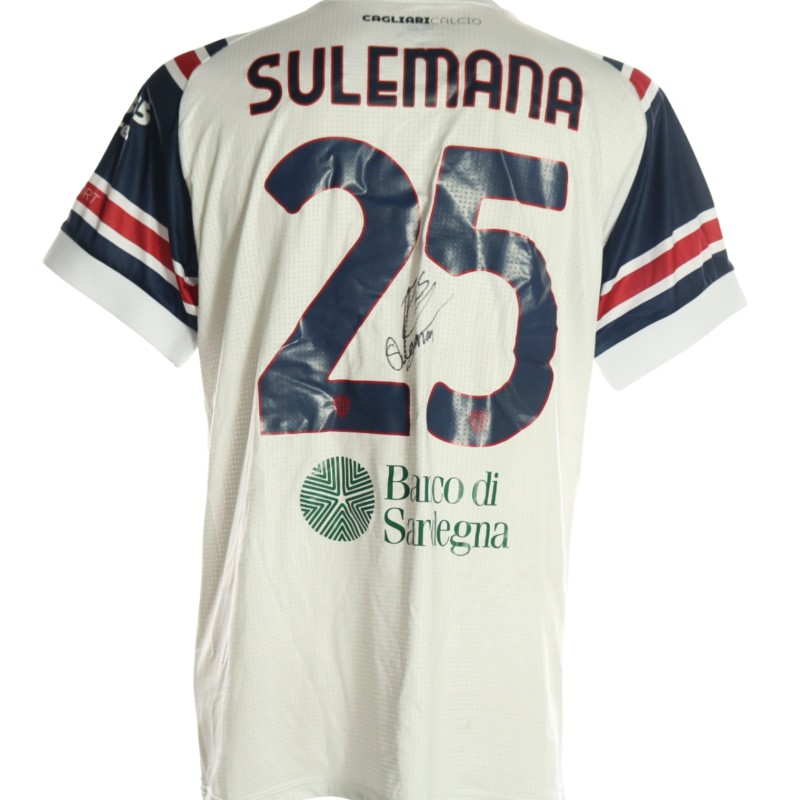 Sulemana's Signed Unwashed Shirt, Cagliari vs Torino 2026