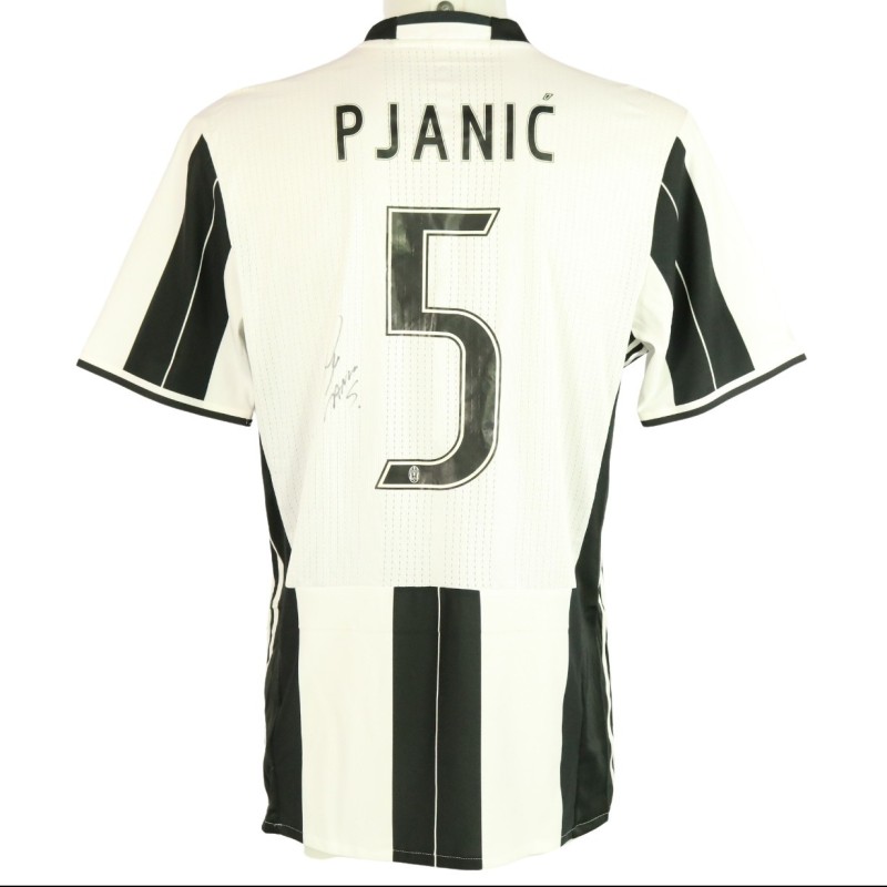Pjanic Juventus Signed Official Shirt, 2016/17
