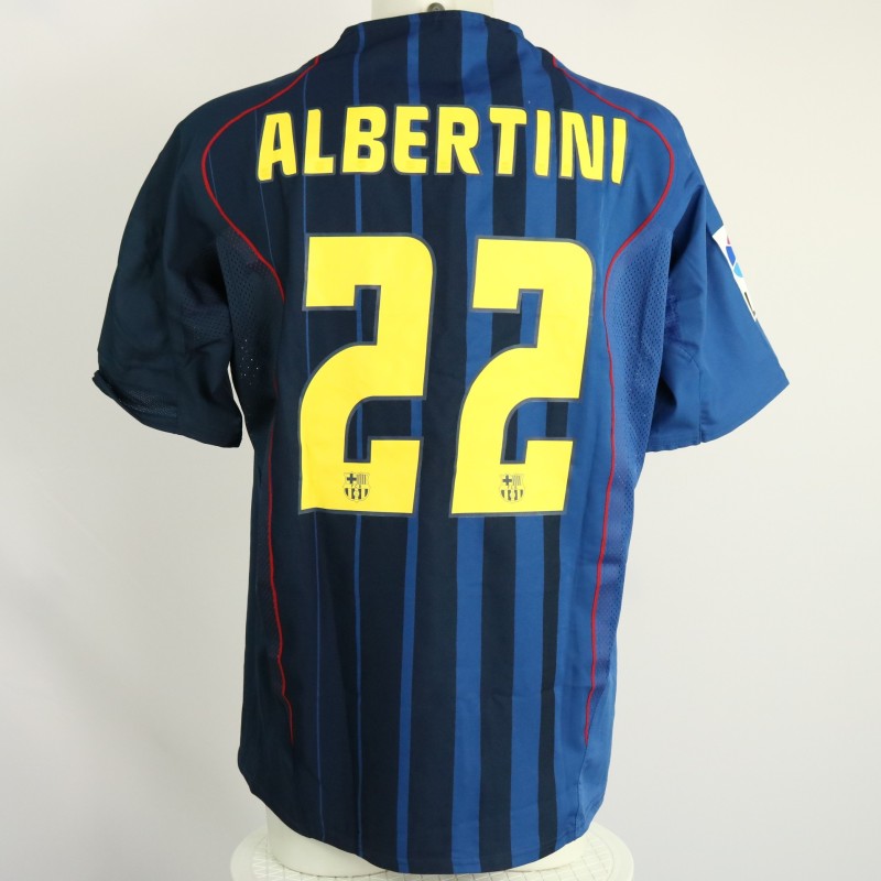 Albertini's FC Barcelona Match-Issued Shirt, 2004/05