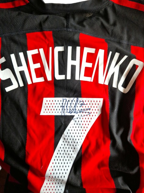 Signed Andriy Shevchenko Photo Display 16x12 - Ballon d'Or Winner 2004