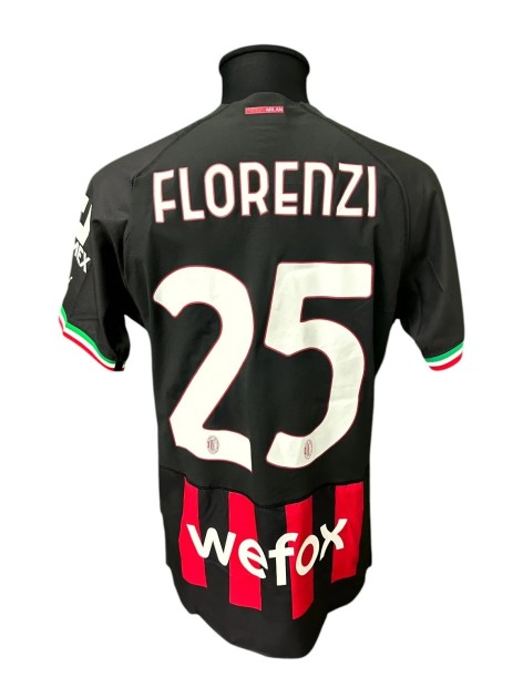 Florenzi's Milan Issued Shirt, 2022/23