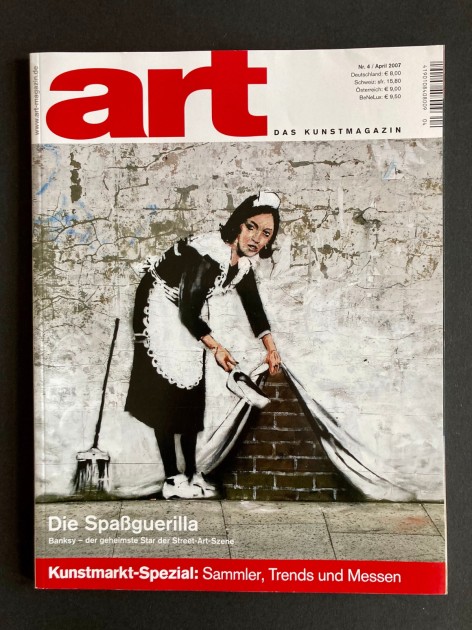 Banksy Sunflowers - Art Magazine 2007 with Art Print