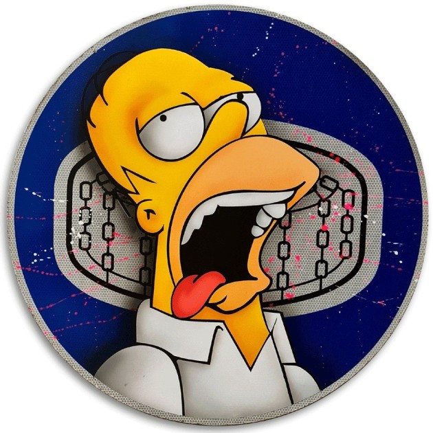 "Homer Simpson" by Mirko Proietti BLKAT