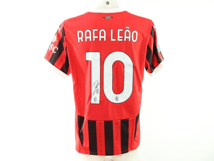 Leao's Milan Official Signed Shirt, 2024/25