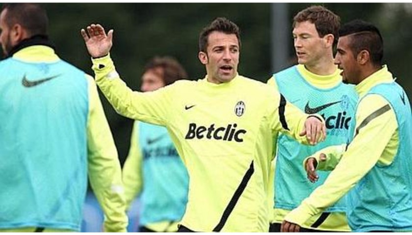 Maglia training Del Piero Juventus - Autografata