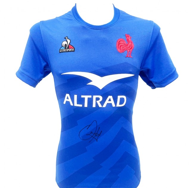 Antoine Dupont's France Signed Shirt