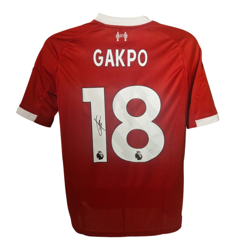 Cody Gakpo Signed Liverpool 2025–26 Official Football Shirt