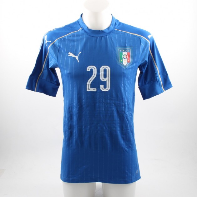 Bernardeschi match worn shirt, Germany-Italy 29.03.16 - unwashed