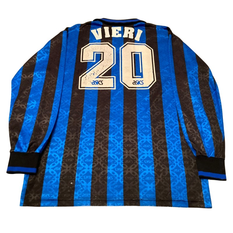 Vieri's Atalanta Match-Issued Shirt, 1995/96