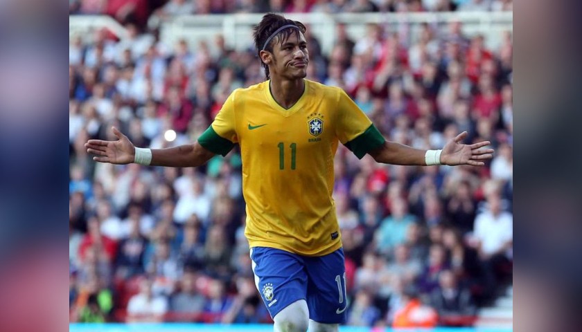 Neymar's Official Brasil Signed Shirt, 2012 