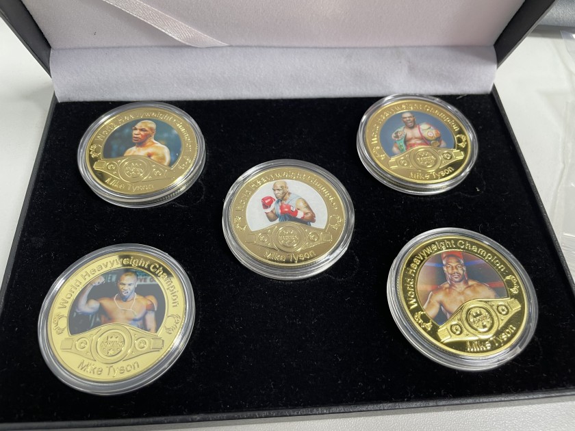 Mike tyson Gold Plated Coins Box Set