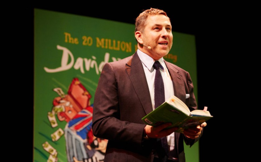 Set of Books Donated and Signed with Dedication by Author David Walliams 