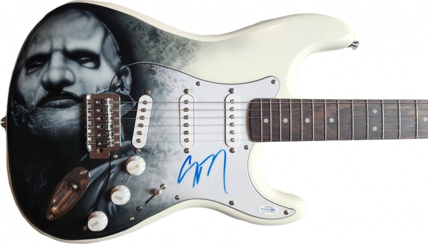 Corey Taylor of Slipknot Signed Airbrushed Painting Guitar