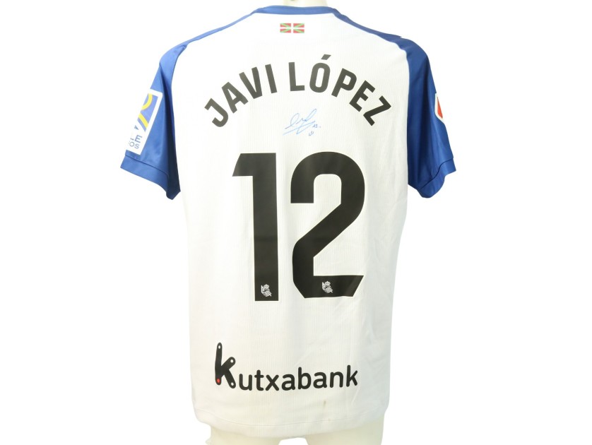 Maglia Javi López unwashed Real Sociedad vs Real Madrid 2024 "Edizione Limitata Chillida" - Autografata