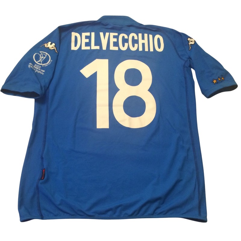 Delvecchio's Italy Match-Issued Shirt, WC 2002