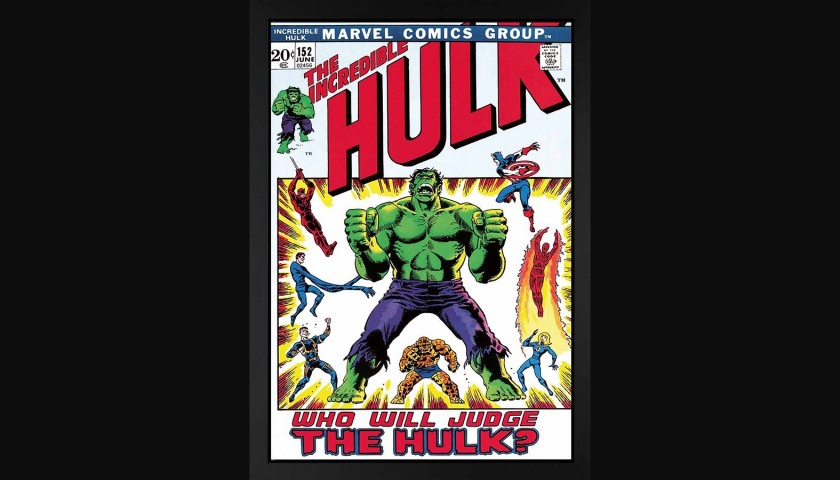 The Incredible Hulk #152 "Who Will Judge The Hulk?" - Signed Canvas Edition