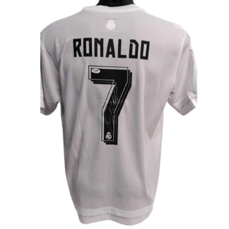 Cristiano Ronaldo's Real Madrid Signed Replica Shirt, UCL Final Milan 2016 