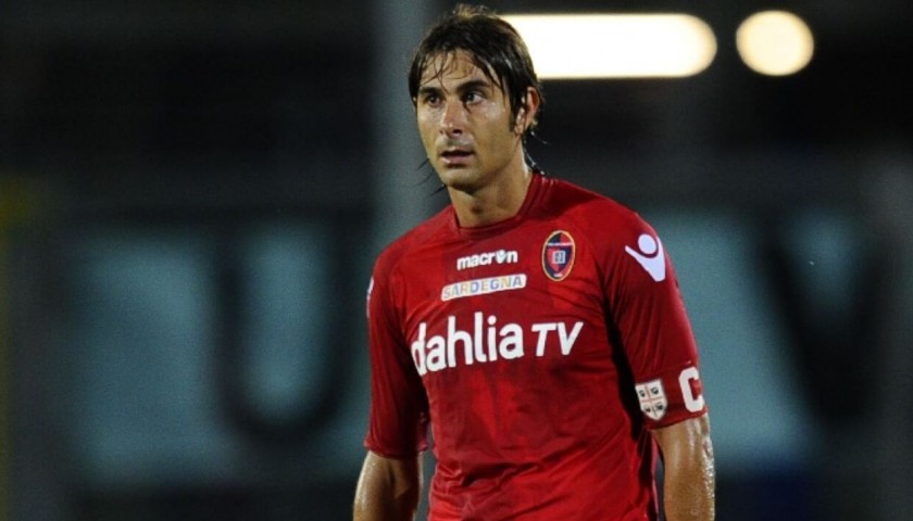 Conti's Cagliari Worn Shirt, Serie A 2010/11