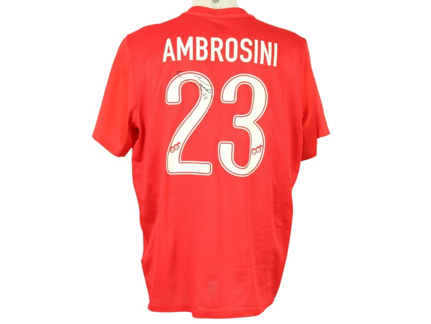 Ambrosini's Match Signed Shirt, Pupi vs Expo - Zanetti and Friends Match for EXPO Milano 2015