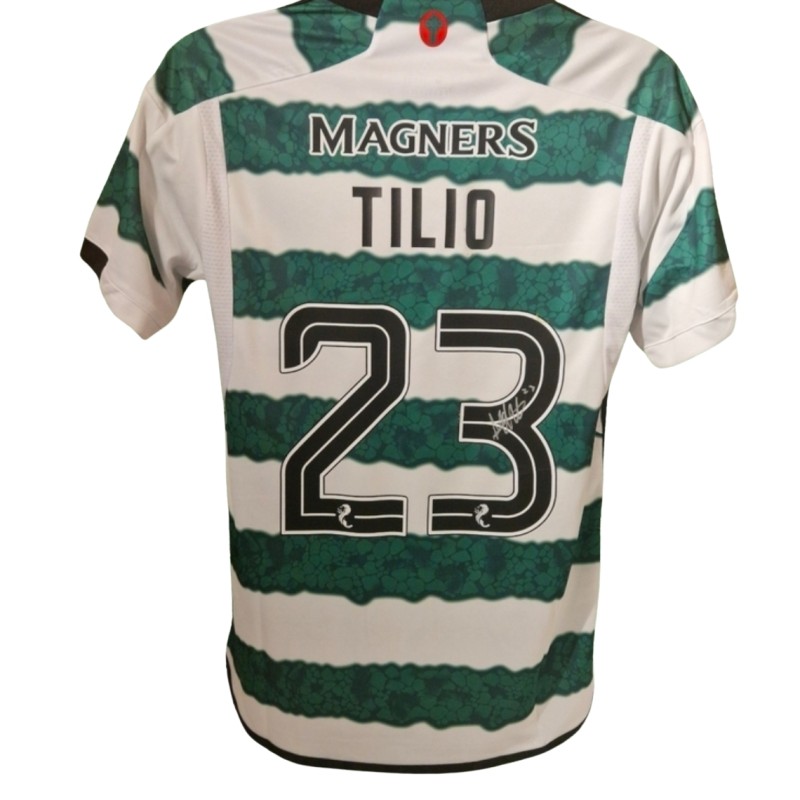 Marco Tilio Signed Celtic 2023-24 Home Football Shirt 